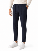 Azur Carrot Broek Navy