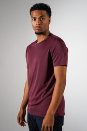 Cotton shirt Bordeaux rood