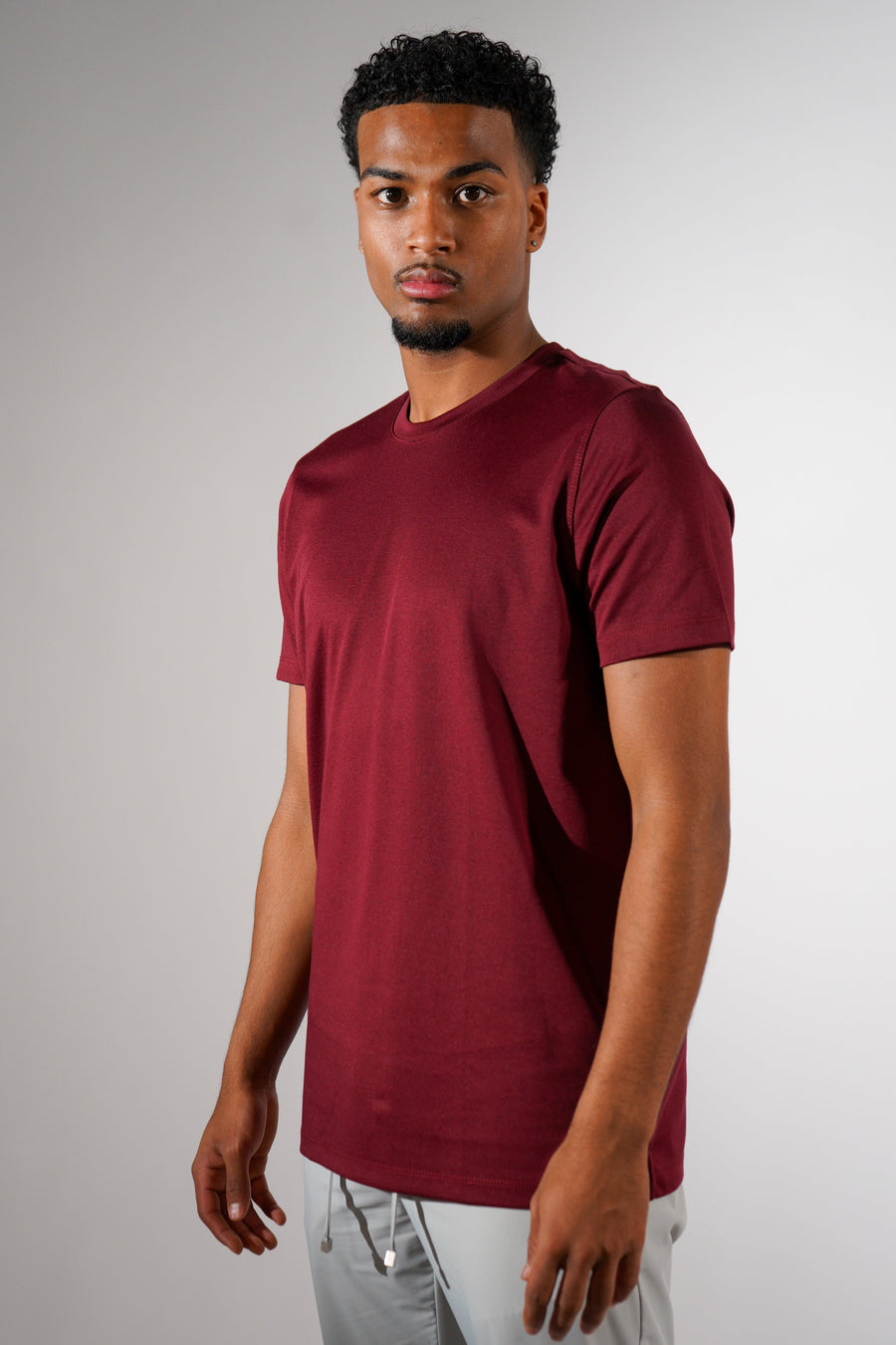 Mercerized Cotton shirt Rood
