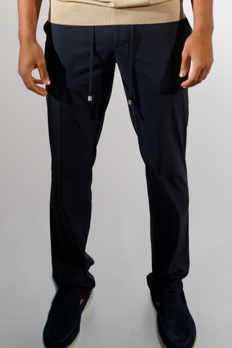 Chino broek Navy Blauw