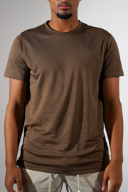 Mercerized Cotton shirt Bruin