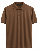 BIGSIZE polo brown