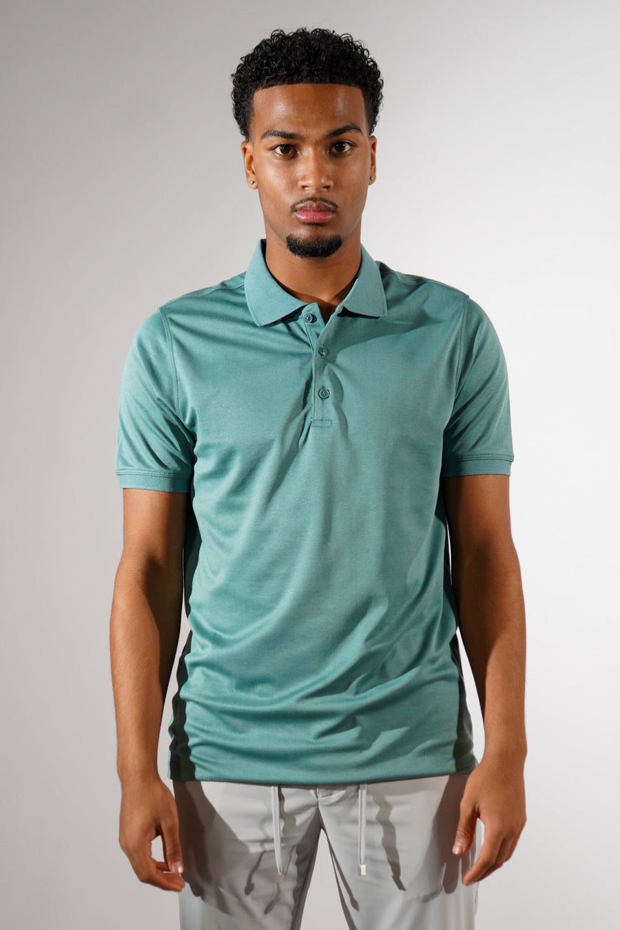 Mercerized Cotton Polo Button Galaxy