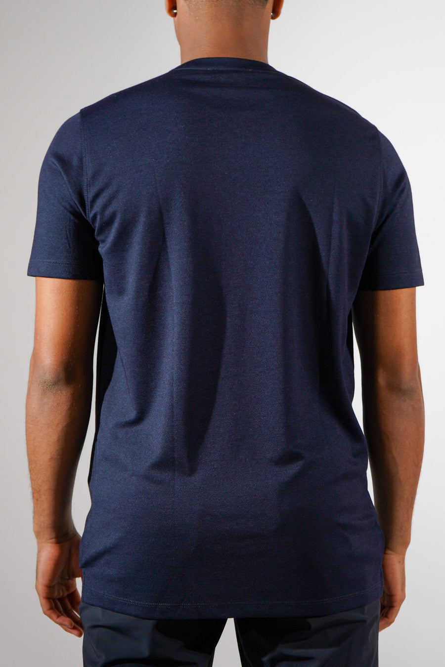 Cotton shirt Navy Blauw