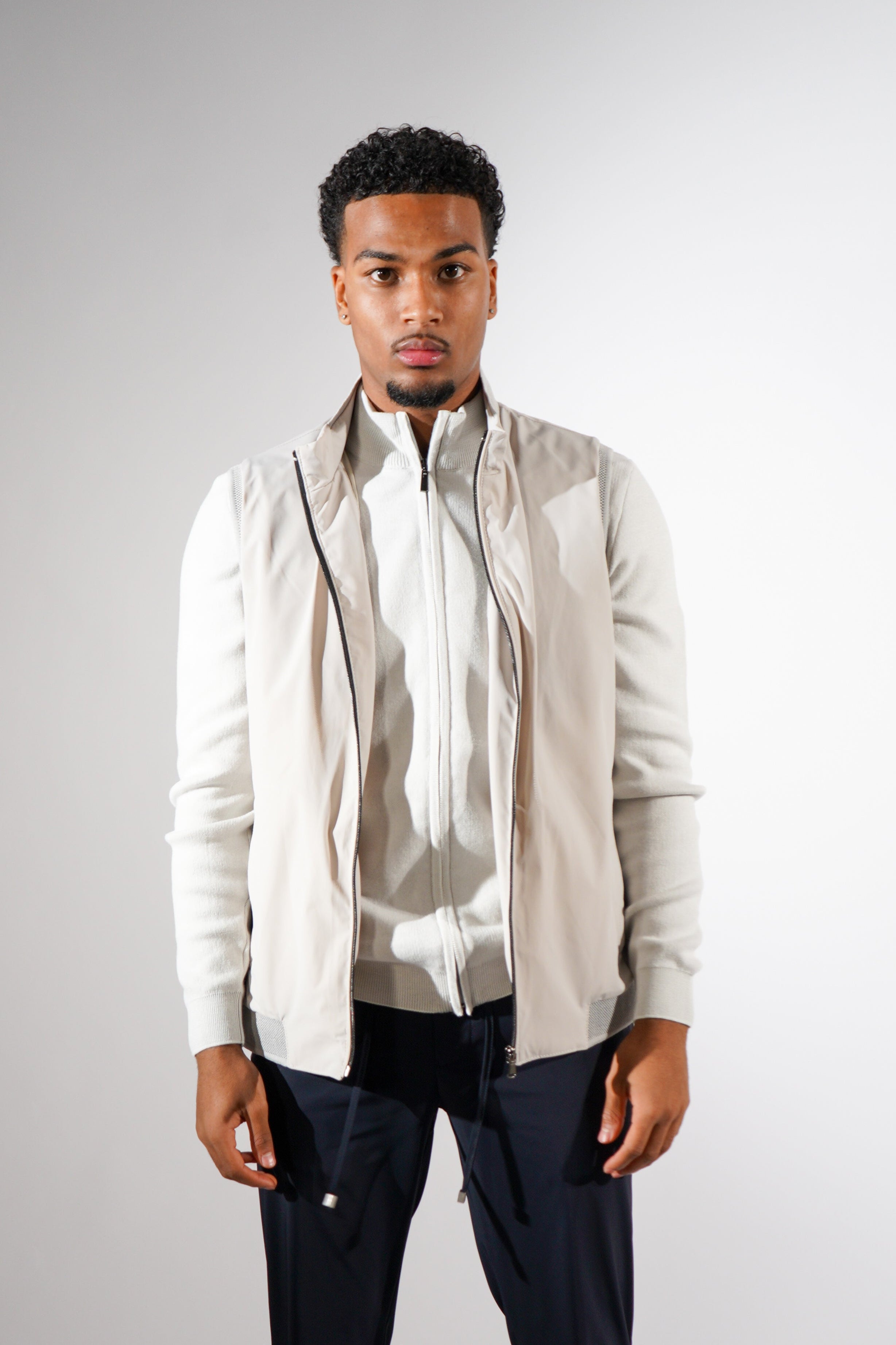 Marmer grey bodywarmer mm