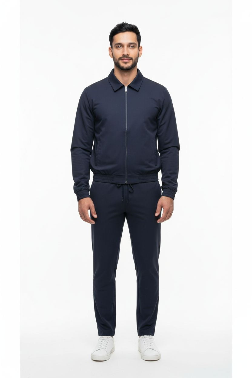 Tech suit Navy Blauw