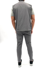 Bodywarmer set Grijs dubbelzijdig