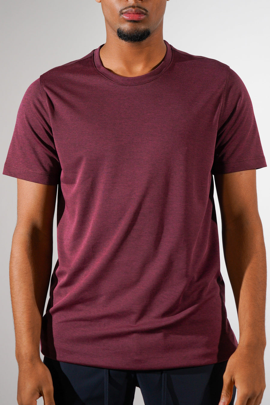 Cotton shirt Bordeaux rood