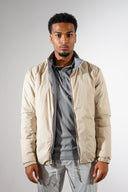 GREY BEIGE REVERSIBLE PUFFER JACKET