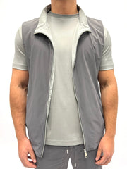 Bodywarmer set Grijs dubbelzijdig