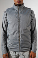 Dubbelzijdig Puffer bodywarmer grijs beige