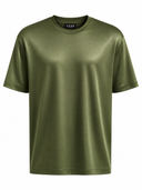 Glans shirt groen