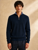 BLUE LONGSLEEVE POLO
