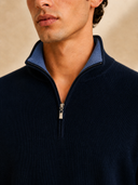 BLUE LONGSLEEVE POLO