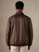 BROWN BEIGE REVERSIBLE PUFFER JACKET