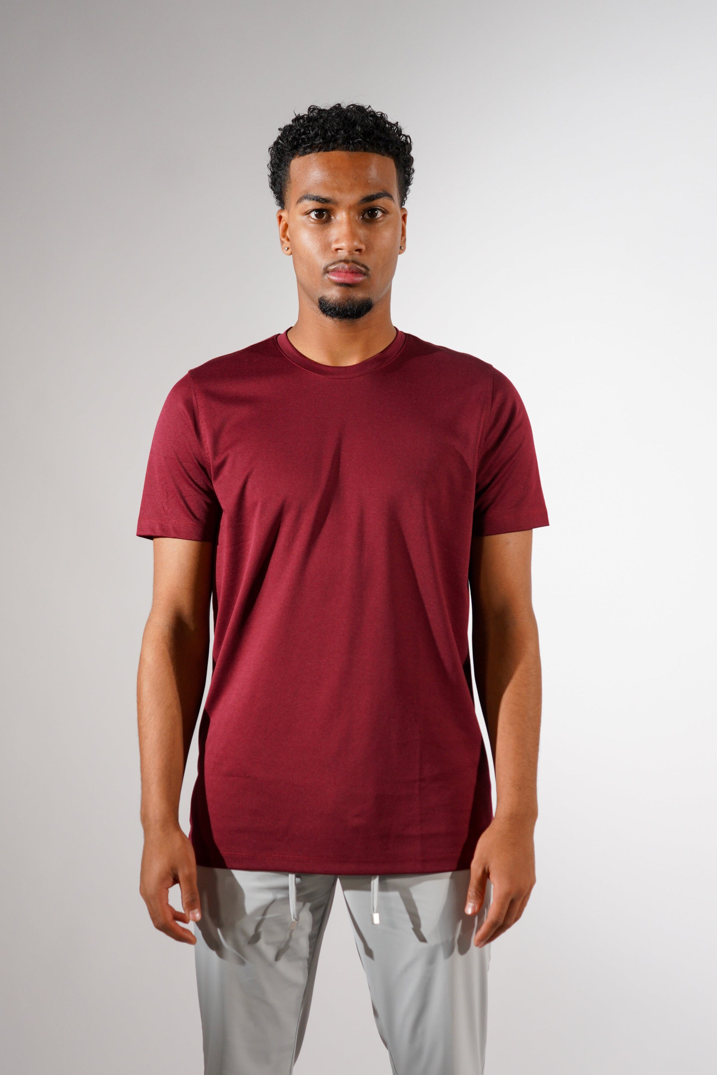 Mercerized Cotton shirt Rood