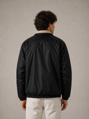BLACK BEIGE REVERSIBLE PUFFER JACKET