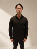 BROWN LONGSLEEVE POLO