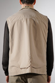 Beige bodywarmer (dubbelzijdig)