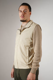 Beige gilet