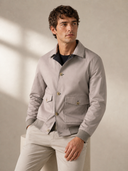BLUE BEIGE REVERSIBLE AZUR JACKET
