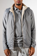 Dubbelzijdig Puffer bodywarmer grijs beige