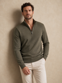 GREEN LONGSLEEVE POLO