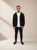 ONYX BLACK HOODED TECH SUIT